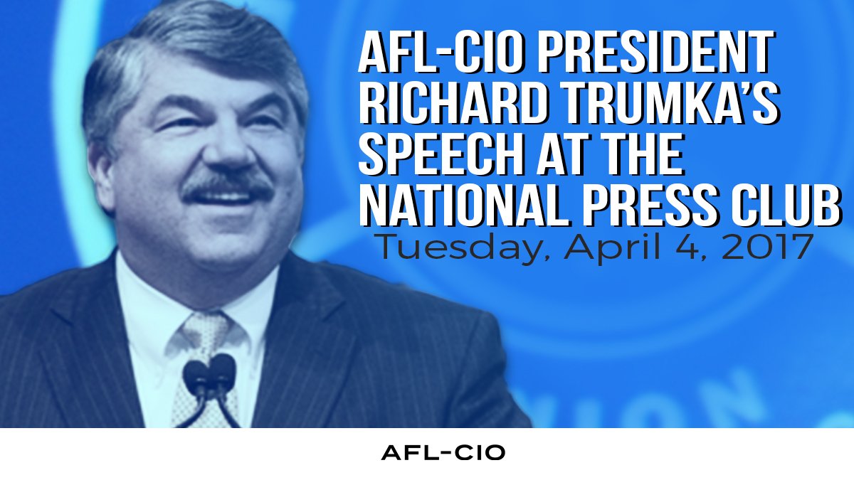 Promo for President Trumka's NPC Speech