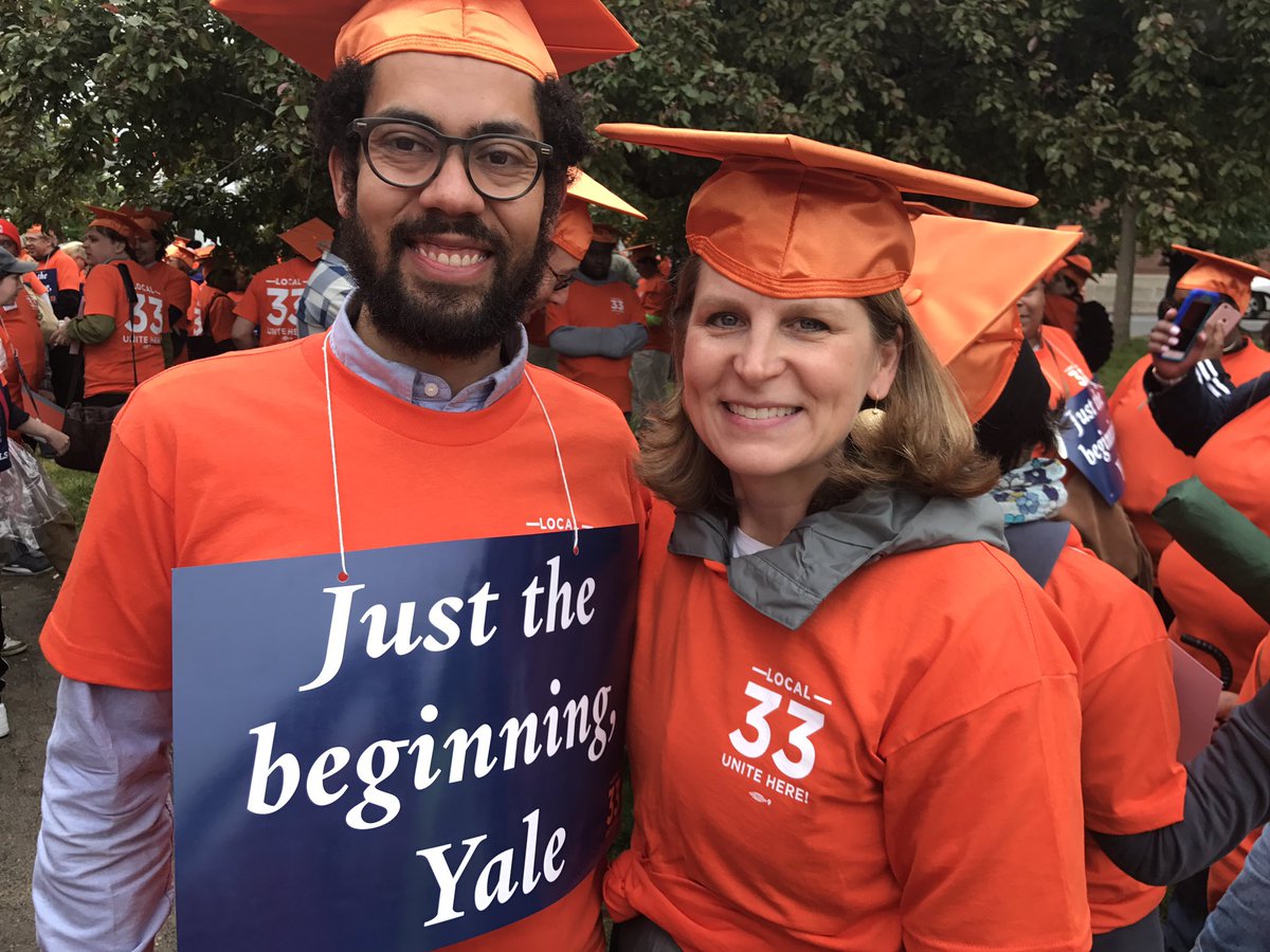 Liz Shuler joins graduate teachers who voted for a union at Yale. 