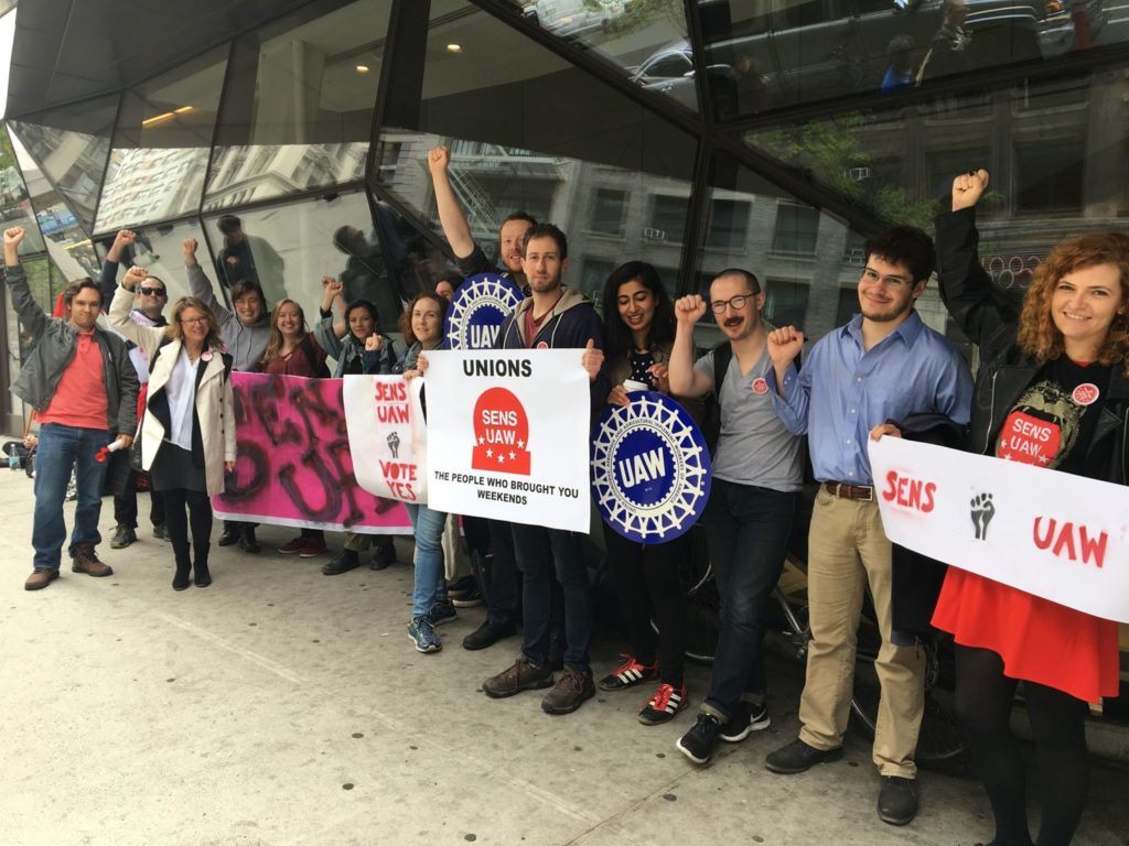 Graduate Workers at the New School