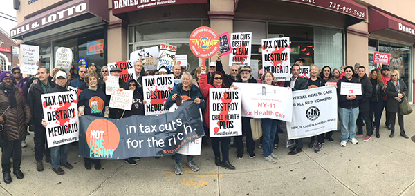 CWA Tax Bill Rally NY