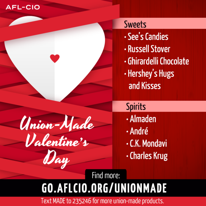 Union-Made Valentine's Day