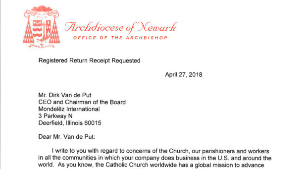 Cardinal Tobin letter