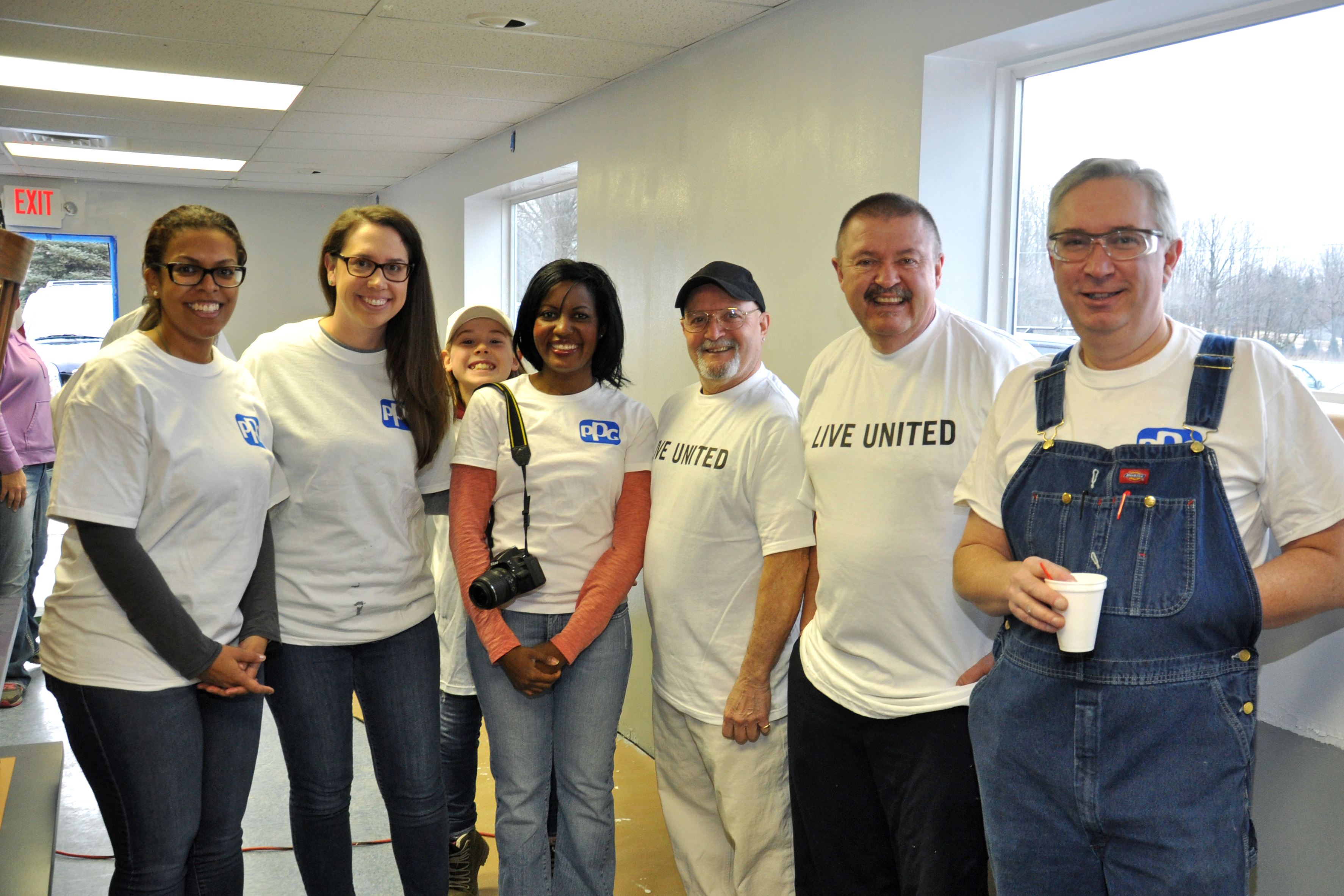 American Legion painting crew