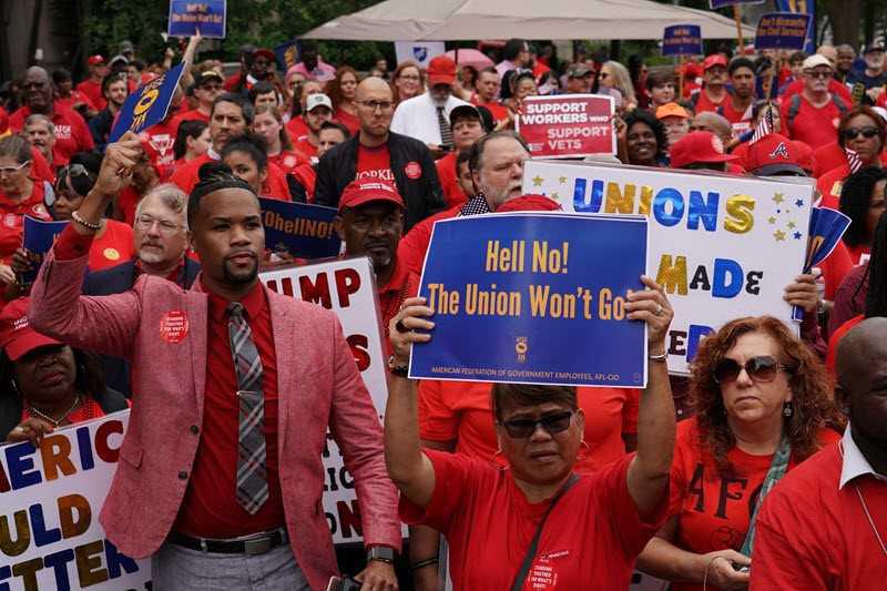 AFGE #RedForFeds