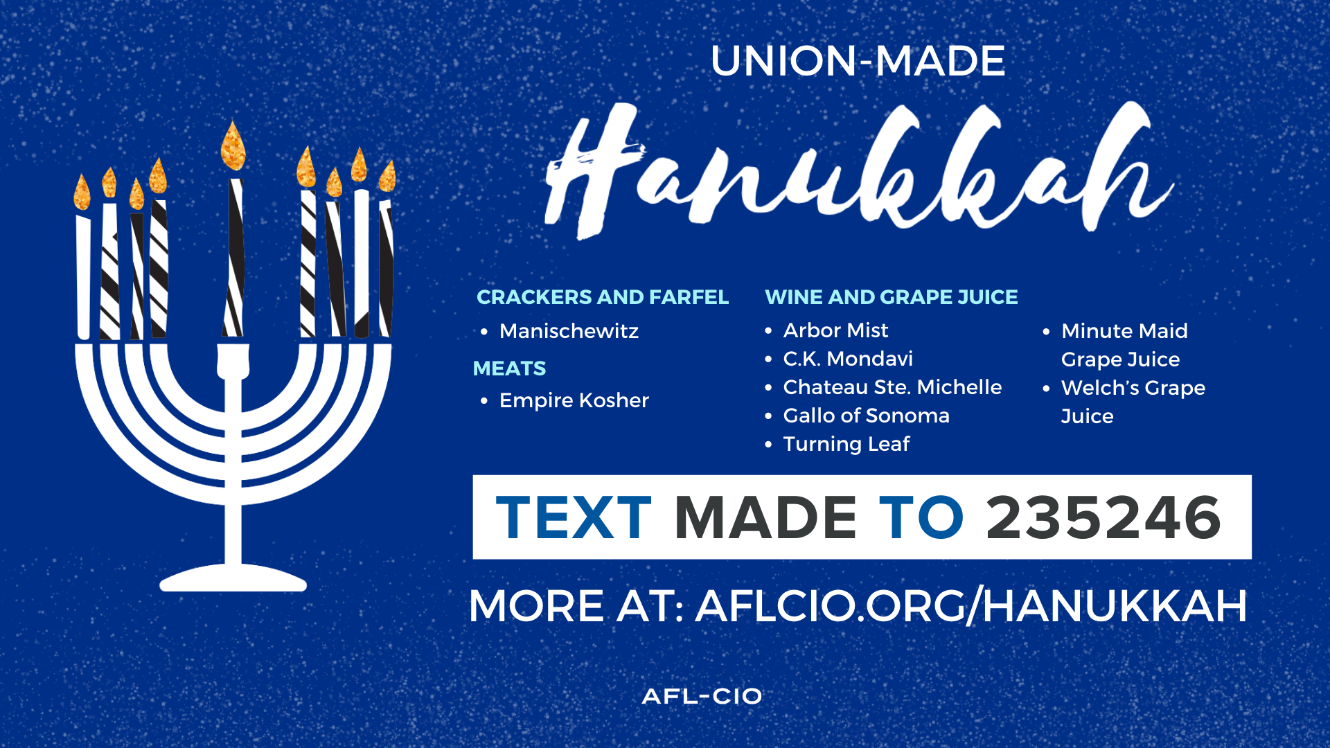 Union-Made Hanukkah