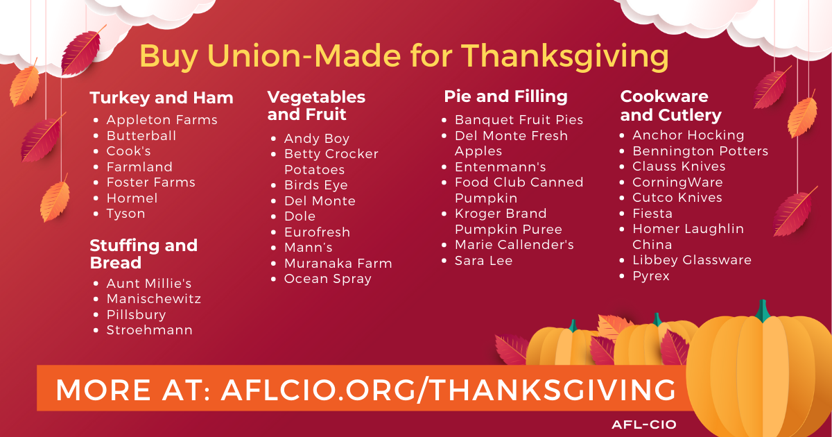 Union-Made Thanksgiving