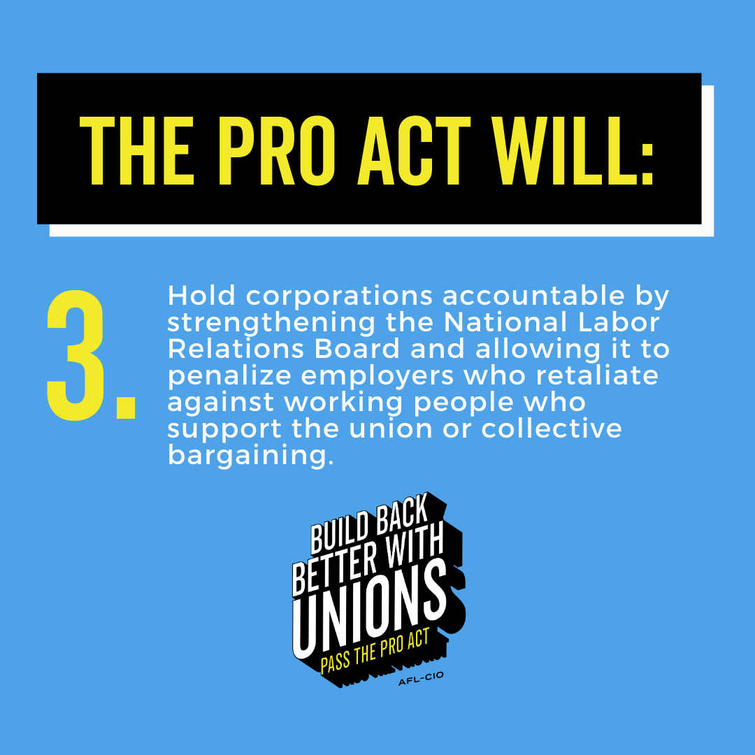 The PRO Act Will Hold Corporations Accountable