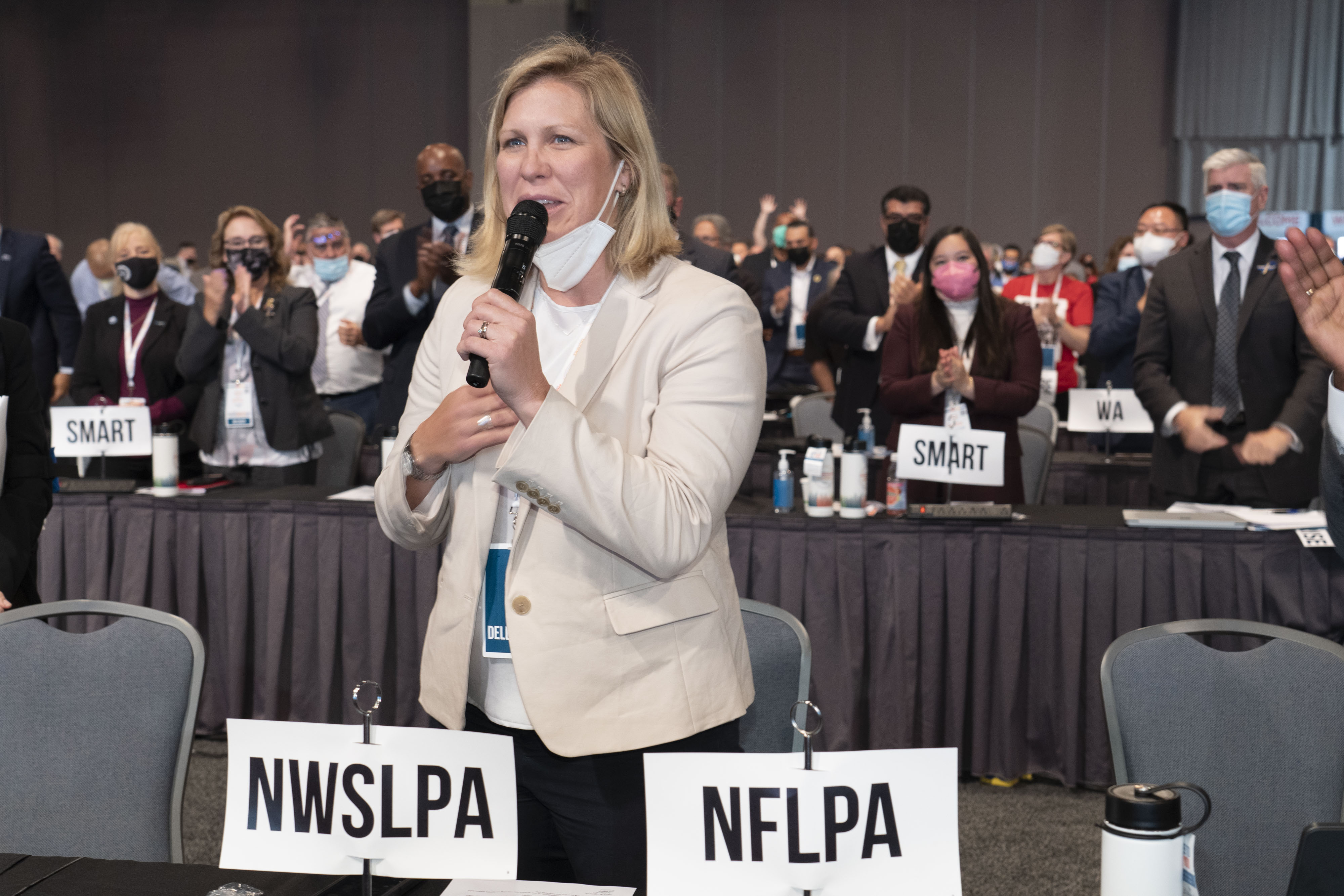 National Womens Soccer League Players Association Executive Director Meghan Burke