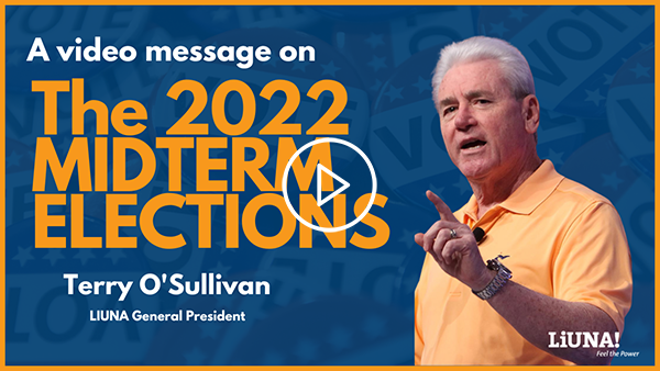 Service Solidarity Spotlight Osullivan Encourages Liuna Members To Vote Afl Cio