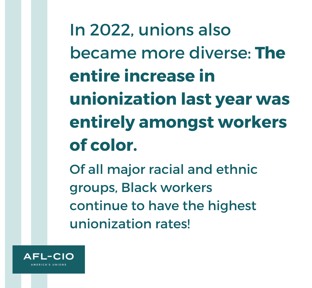 Workers of color increased in organizing