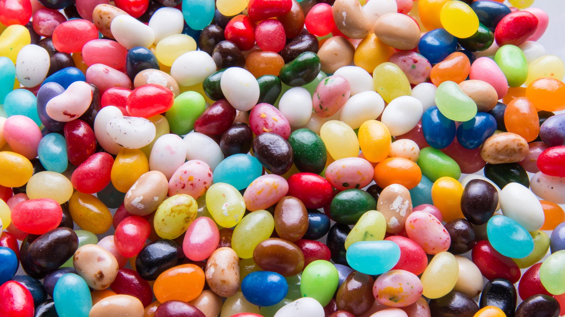 a close-up of jelly beans