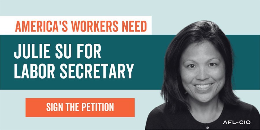 Julie Su for Labor Secretary