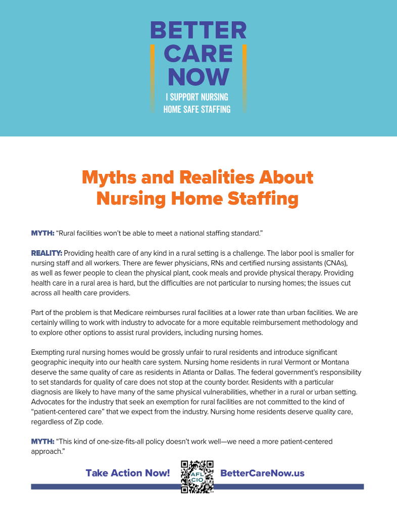 Myths and Realities of Nursing Home Staffing Thumbnail