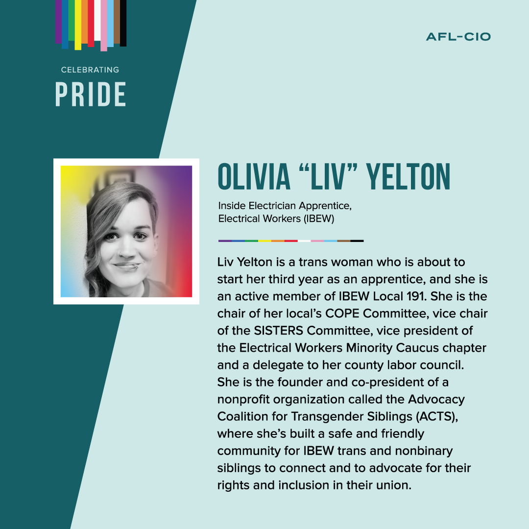 Pride Month Profiles: Olivia "Liv" Yelton