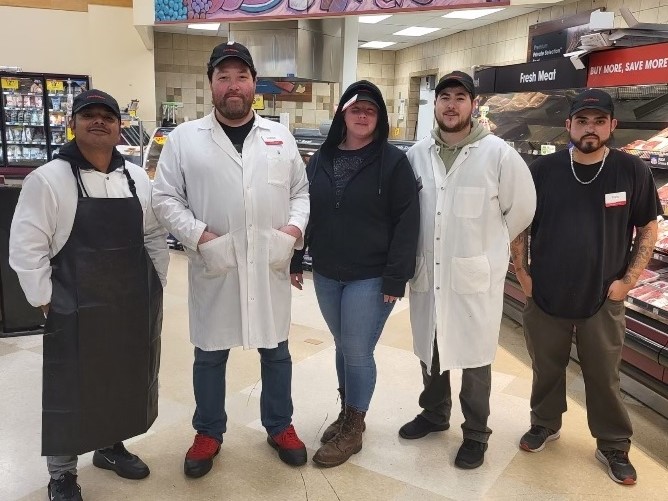 UFCW members who work in meat and seafood at the Eagle River Fred Meyer