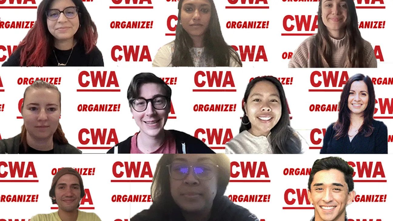 Members of Documentary Workers United, a CWA affiliate.