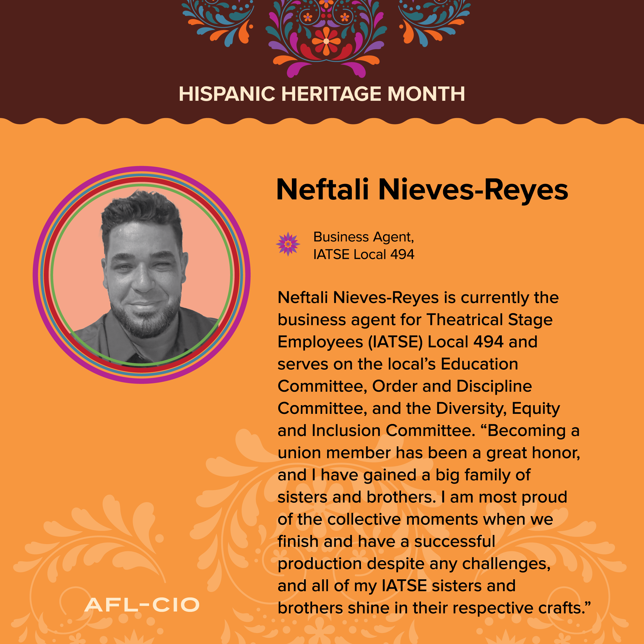 Hispanic Heritage Month Profiles: Neftali Nieves-Reyes
