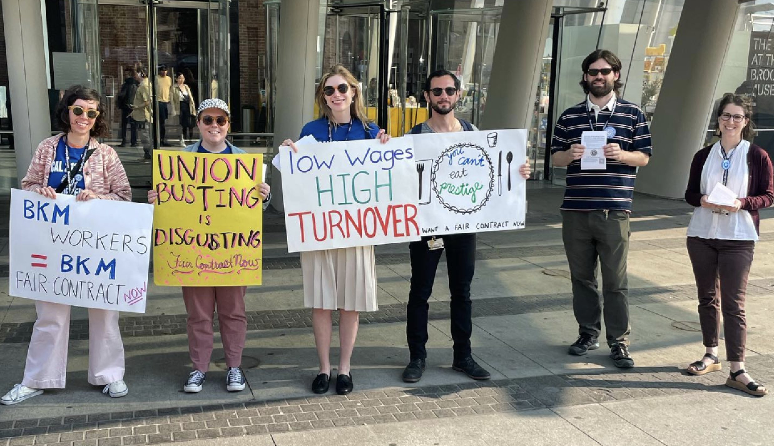 Brooklyn Museum workers set to strike before reaching agreement.
