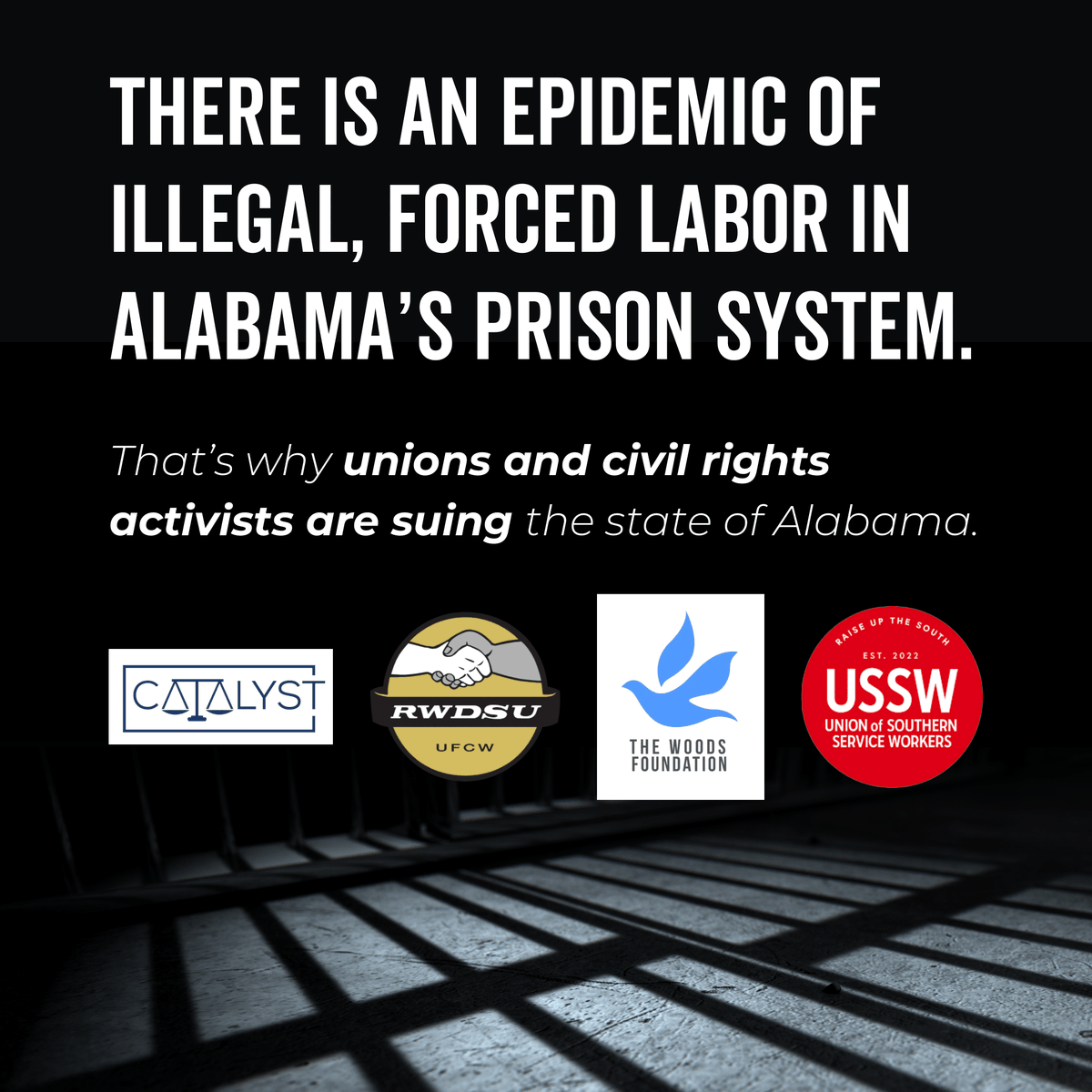 There is an epidemic of illegal, forced labor in Alabama’s prison system.