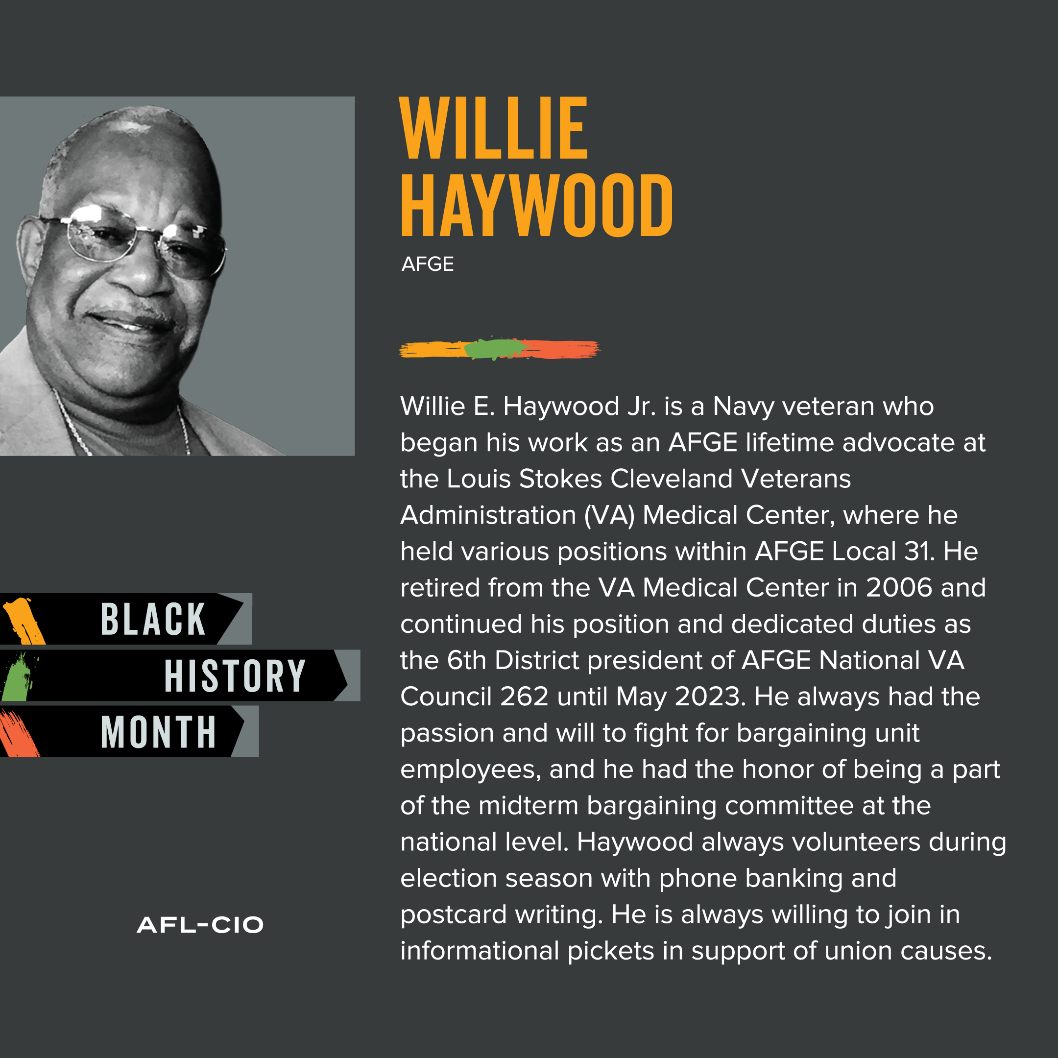 Black History Month Profiles: Willie E. Haywood