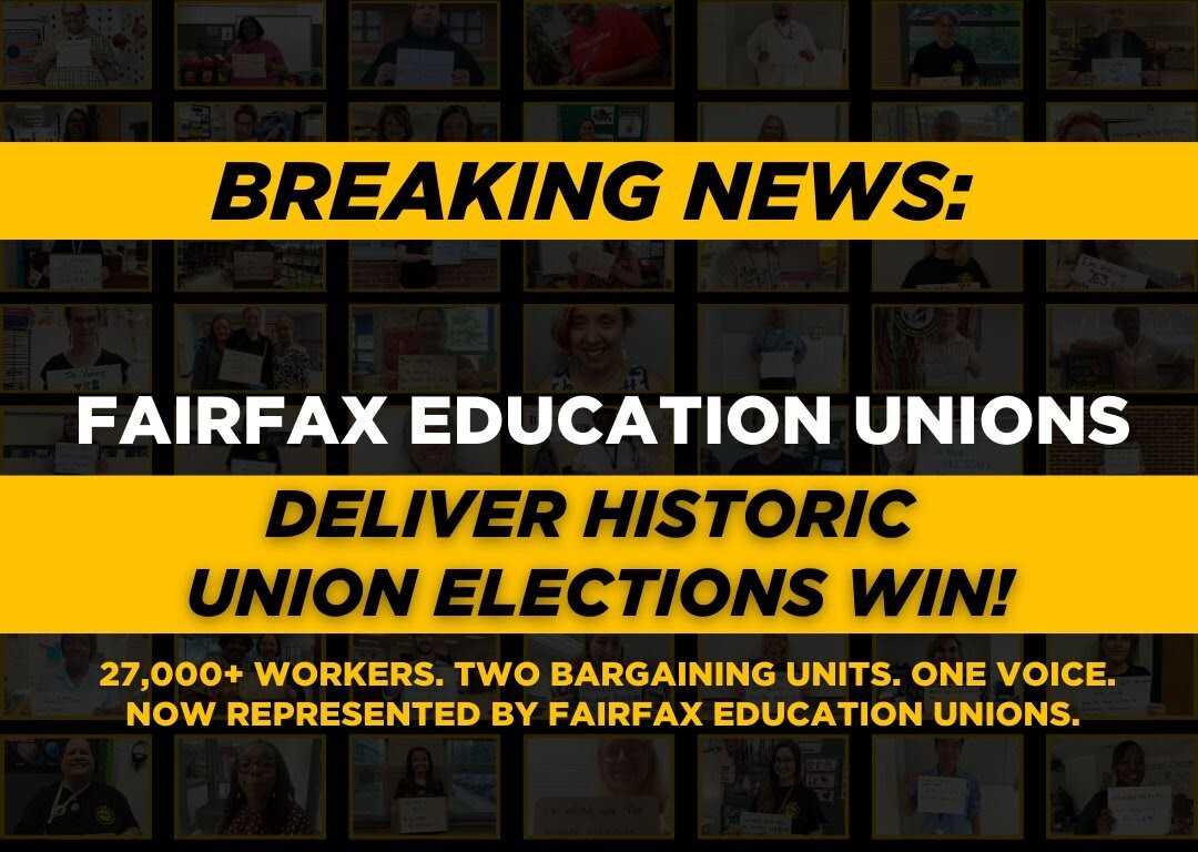 Fairfax Education Unions deliver historic win