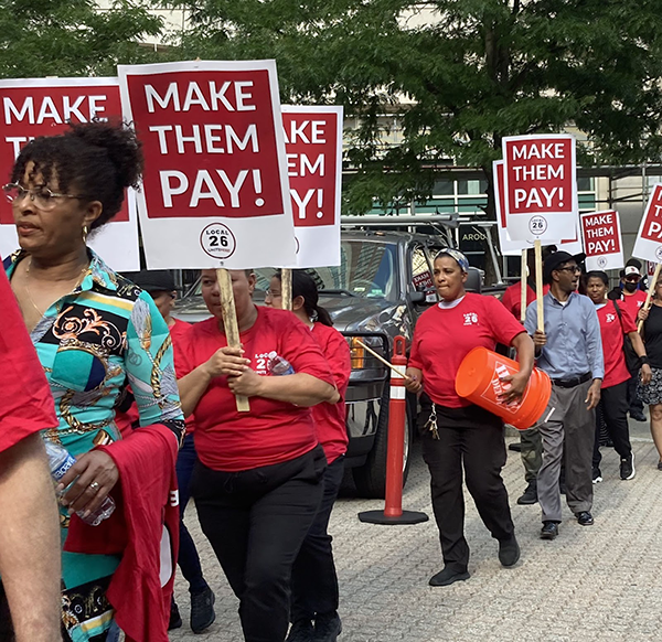 UNITE HERE Local 26 members