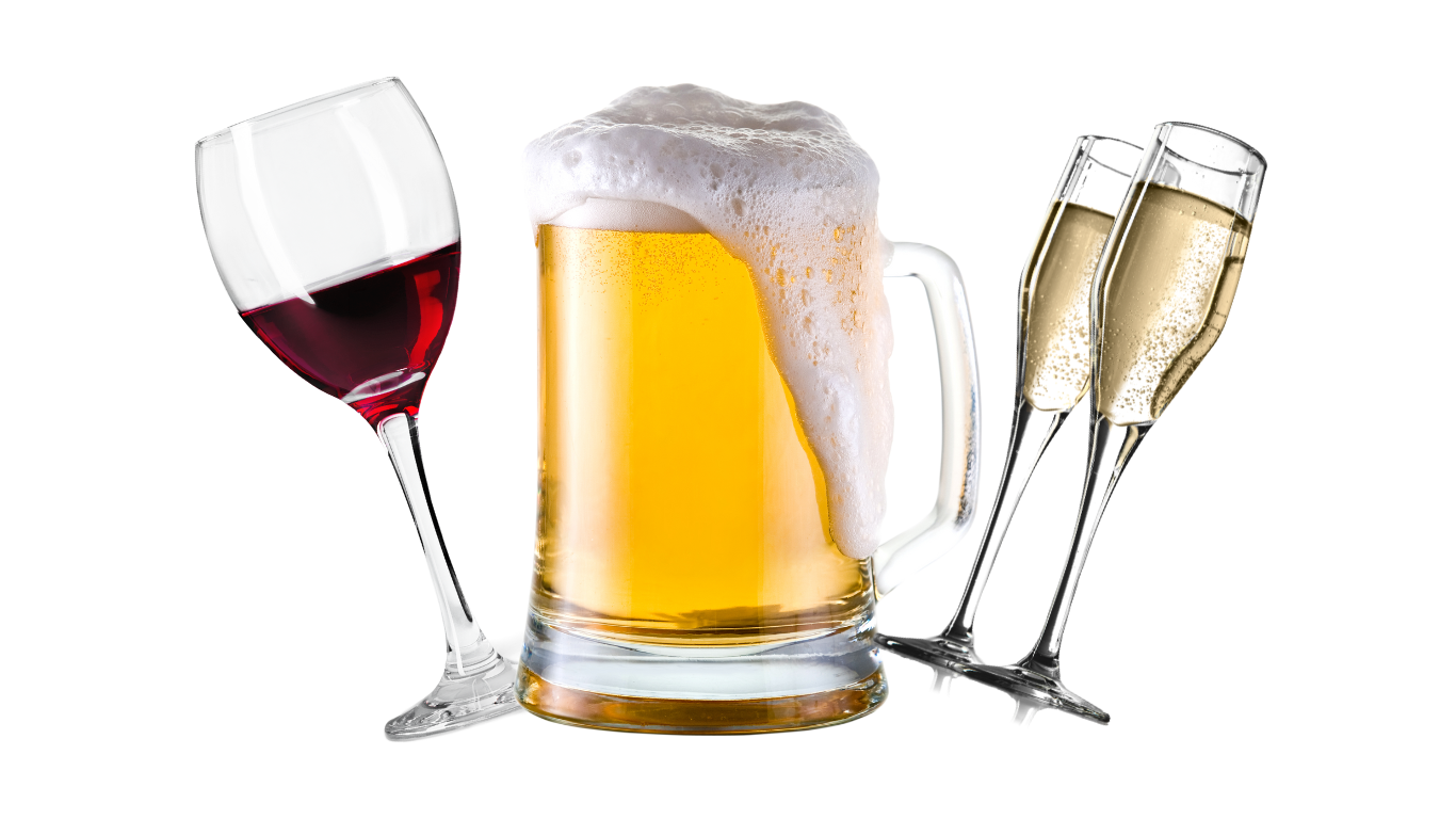 Union made beer, wine and champagne