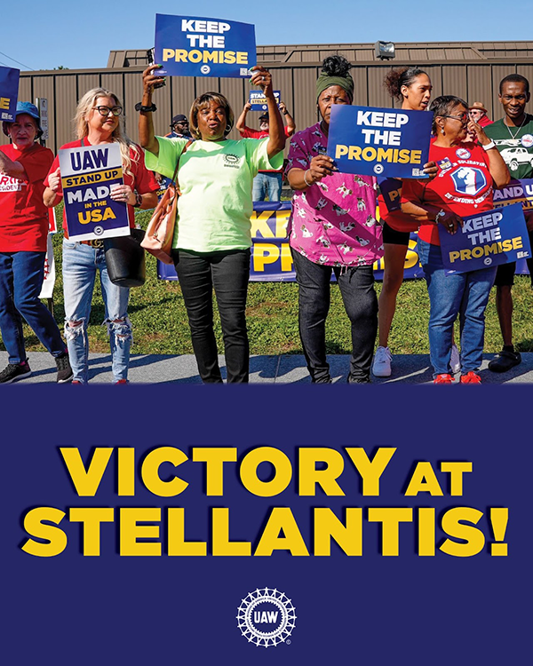 Service & Solidarity Spotlight: UAW Welcomes Stellantis Recommitment to Restart Illinois Factory After Pressure Campaign