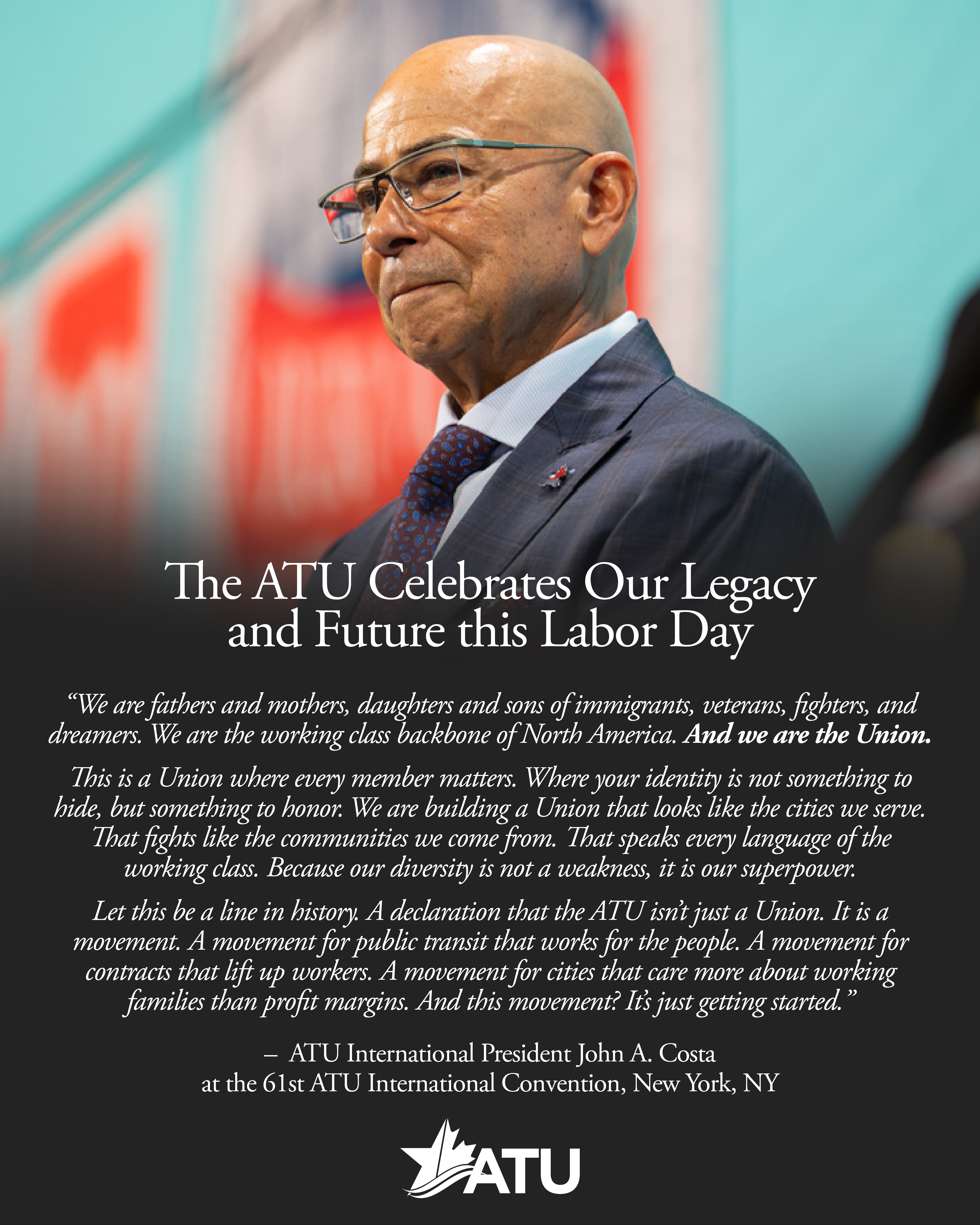 ATU Labor Day statement