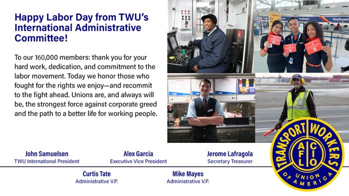TWU Labor Day statement.