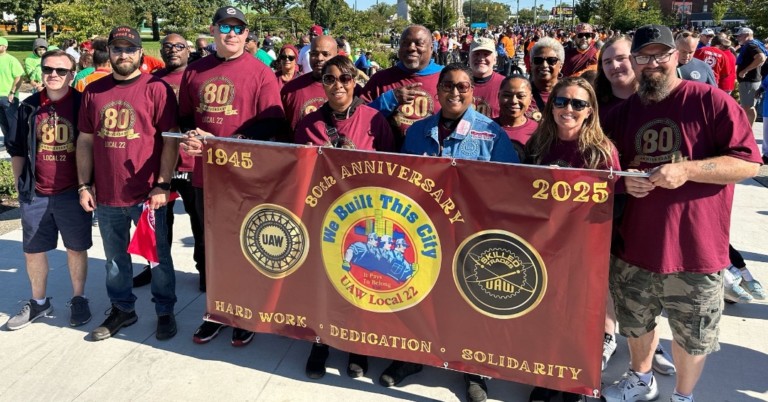 UAW Local 22 members in Detroit.