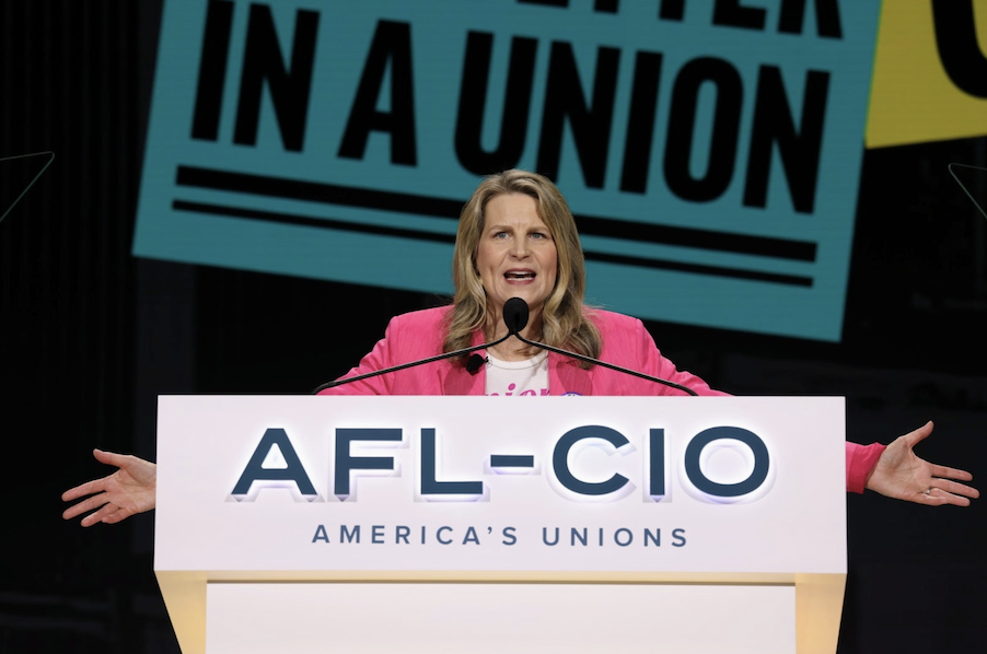 Liz Shuler at the 2026 AFL-CIO Convention