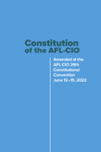 AFL-CIO Constitution Thumbnail